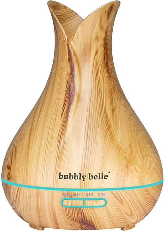 Bubbly Belle Aromatherapy Essential Oil Diffuser 400 ml Wood Grain